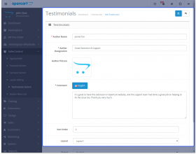 Opencart Marketplace Multi Tenant Seller Central