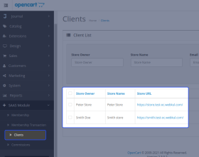 Opencart Multi Company SaaS Extension