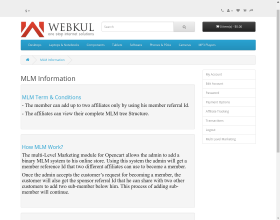 Opencart Multi Level Marketing [MLM] Extension