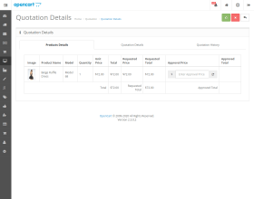 Opencart Quotation Cart System