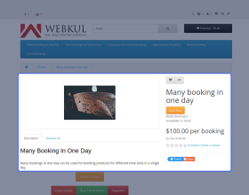 Opencart Rental Appointment Event Booking Reservation