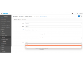 Opencart Replace Add to cart 