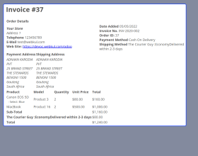 Opencart The Courier Guy Shipping