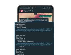 Opencart WhatsApp Order Notification