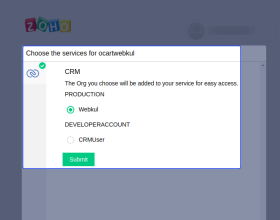 Opencart Zoho Connector