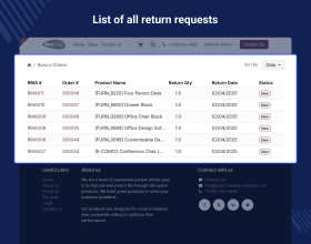Odoo Return Merchandise Authorization (RMA)