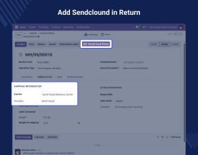 Odoo SendCloud Delivery Carrier