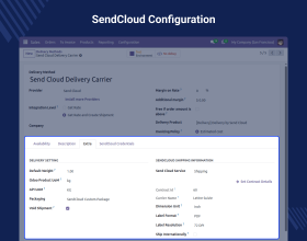 Odoo SendCloud Delivery Carrier