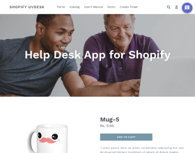 Shopify Help Desk App - UVdesk