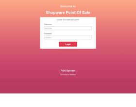 Point of Sale (POS) System for Shopware