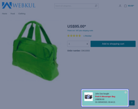 Live Sales Order Pop-up Notification for Shopware 6