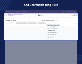Odoo Advance Website Blog Search