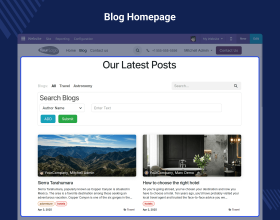 Odoo Advance Website Blog Search