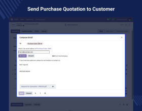 Odoo Purchase Quotation from CRM