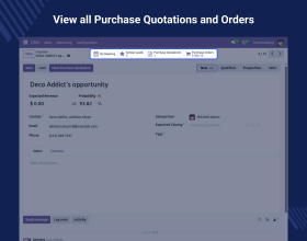 Odoo Purchase Quotation from CRM