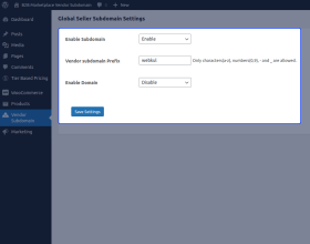 B2B Marketplace Vendor Subdomain for WooCommerce