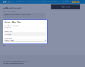 WooCommerce Delivery Date & Time