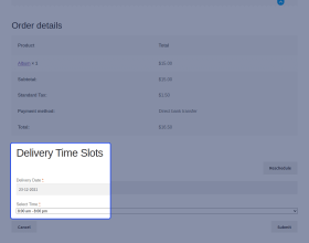 WooCommerce Delivery Date & Time
