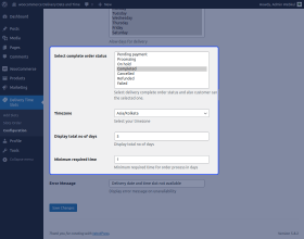 WooCommerce Delivery Date & Time