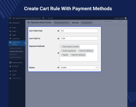 Payment Method Restriction Plugin for WooCommerce