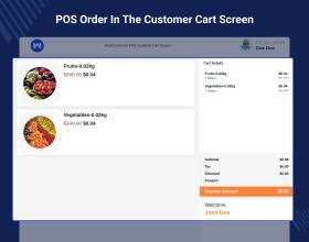 WooCommerce POS Customer Screen