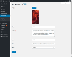Simple PWA for WordPress