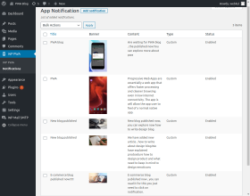 Simple PWA for WordPress