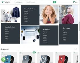 Multi Vendor Velocity Theme for Woocommerce