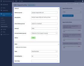 Woocommerce Customer Relationship Management (CRM)