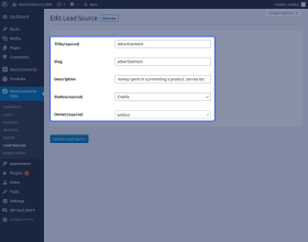 Woocommerce Customer Relationship Management (CRM)