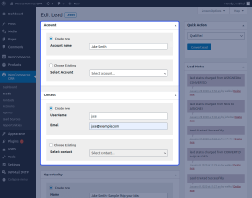 Woocommerce Customer Relationship Management (CRM)