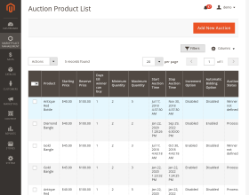 Magento 2 Seller Auction Marketplace Add-on