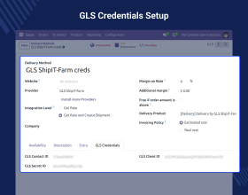 Odoo GLS ShipIT-Farm Shipping Integration