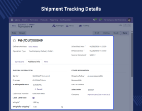 Odoo GLS ShipIT-Farm Shipping Integration