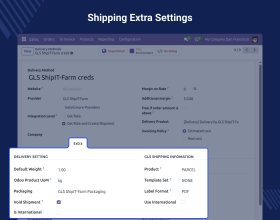 Odoo GLS ShipIT-Farm Shipping Integration