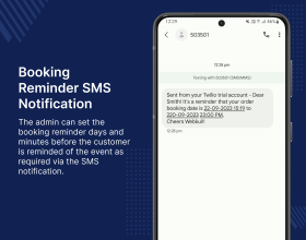 Magento 2 Booking Reservation SMS Extension