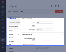 Magento 2 Booking Reservation SMS Extension