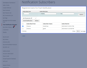 Marketplace Web Push Notification For Magento 2
