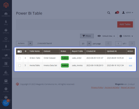 Magento 2 Power BI Connector