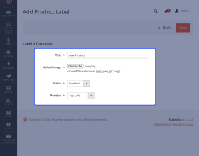 Custom Product Labels for Magento 2