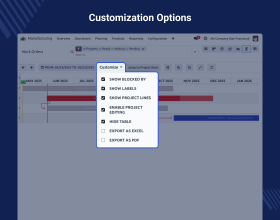 Odoo Manufacturing Gantt Native Web View