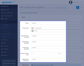 POS Loyalty Points for Opencart