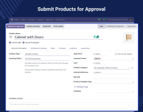 Odoo Advance Catalog Approval Management
