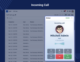 Odoo Asterisk VoIP Connector