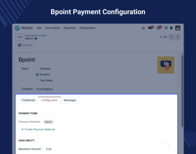 Odoo BPoint Payment Acquirer