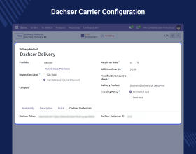 Odoo Dachser Shipping Integration 