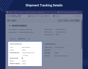Odoo Dachser Shipping Integration 