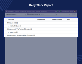 Odoo Employee Daily Work Report