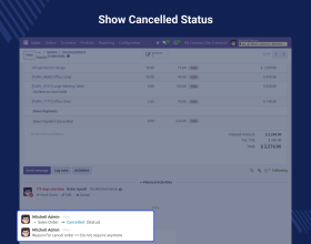 Odoo Global Cancel and Delete Orders