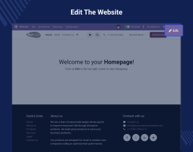 Odoo Website Header/Footer Visibility